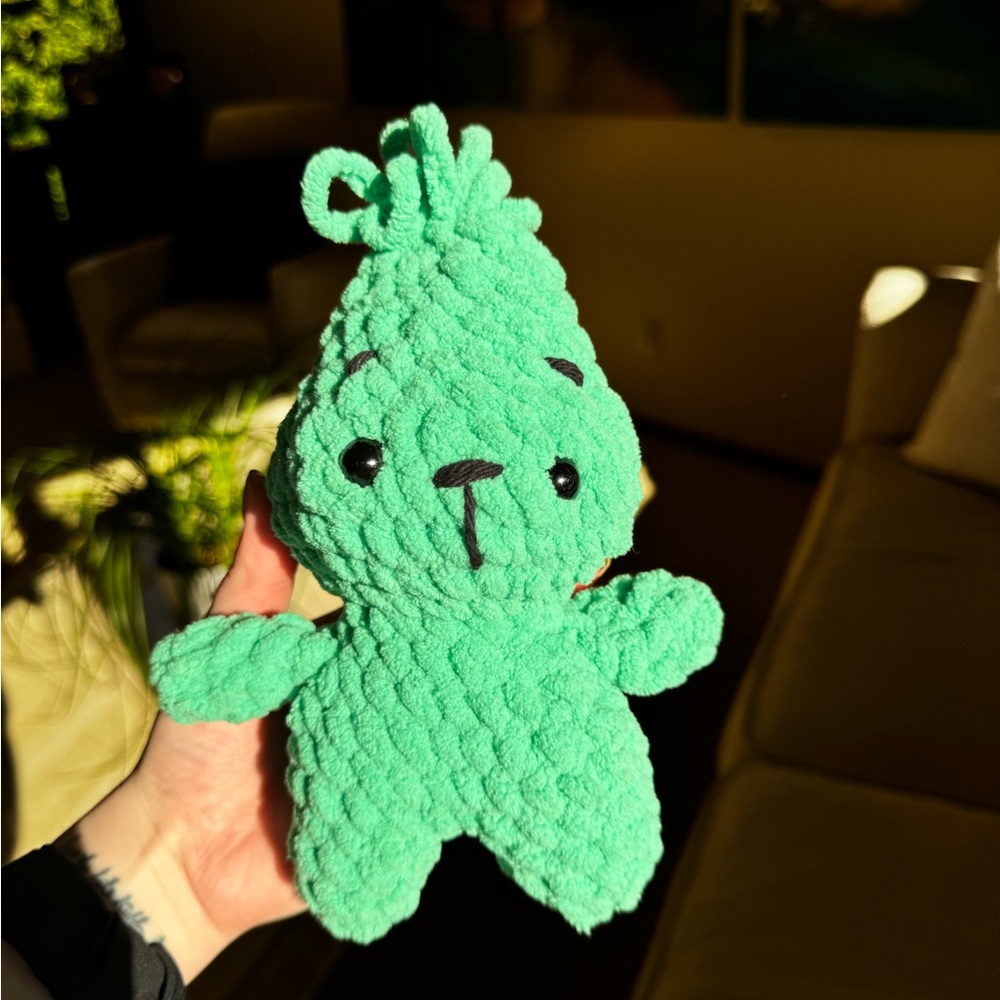 Grinch Plushie With Scarf